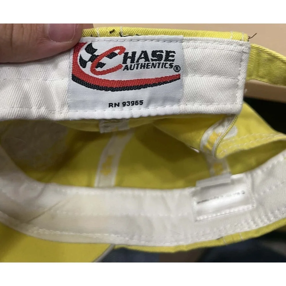 2007‎ M&M's Yellow Rhinestone Adjustable Baseball Cap Chase Authentics